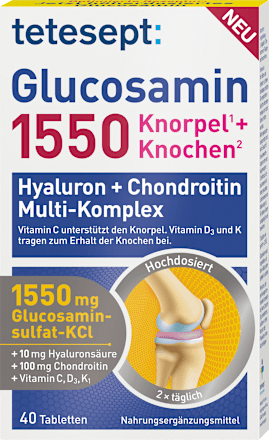 tetesept Glucosamin 1550 Tabletten 40 St, 49,6 g