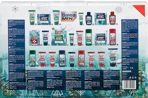 Balea MEN Adventskalender 2022 'merry christmas', 1 St dauerhaft
