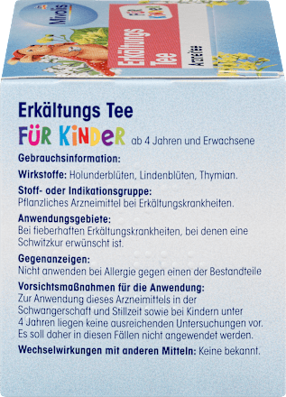 Mivolis Arzneitee Erkältungstee für Kinder (12 Beutel), 18 g dauerhaft günstig online kaufen | dm.de