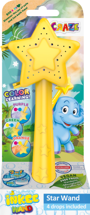 INKEE Kinder Badezusatz Zauberstab + Badedrops, 1 St