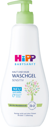 Hipp Babysanft Baby Waschgel Haut & Haar sensitiv, 400 ml