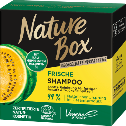 Feje Snavs Fabrikant Nature Box Frische Shampoo, 85 g | dm.at