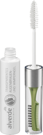 alverde NATURKOSMETIK Augenbrauen- & Wimperngel Transparent, 7 ml