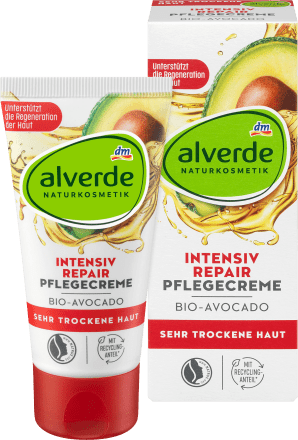 alverde NATURKOSMETIK Gesichtscreme Intensiv Repair, 50 ml