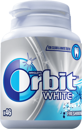 Orbit Дражета White, 46 бр. Пазарувай трайно изгодно онлайн