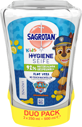 Sagrotan Seifenspender No Touch Kids Entdecker-Power Nachfüllpack (2x250 ml), 500 ml