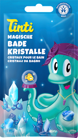 Tinti Kinder Badezusatz Badekristalle blau, 60 g