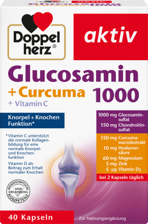 Doppelherz Glocosamin 1000 Kapseln 40 St., 43,8 g