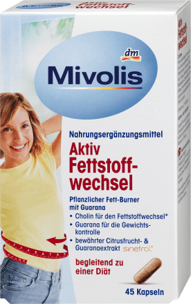 Mivolis Aktiv Fettstoffwechsel Kapseln 45 St., 25 g