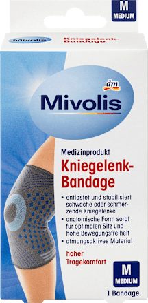 Mivolis Kniegelenk-Bandage M, 1 St