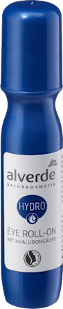 alverde NATURKOSMETIK Augen Roll-on mit Hyaluron, 20 ml