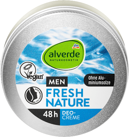 alverde MEN Deo Creme Fresh Nature, 50 ml