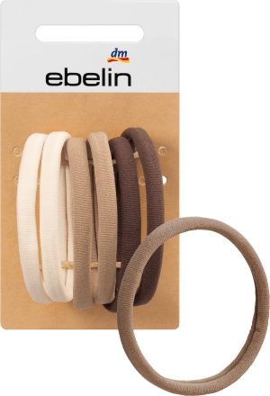 ebelin Haargummi-Set weich Farb-Mix, 6 St