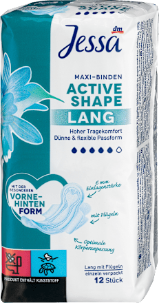 Jessa Maxi-Binden Active Shape Lang, 12 St