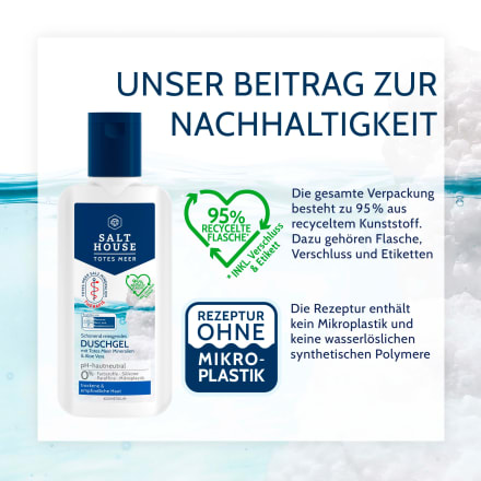 Totes Meer Duschgel 500 Ml – Für Trockene & Empfindliche Haut, Mit Weizenmikroprotein & Mineralsalzen
