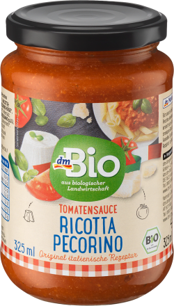 dmBio Tomatensoße, Ricotta Pecorino, 325 ml