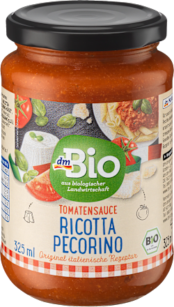 dmBio Tomatensoße, Ricotta Pecorino, 325 ml