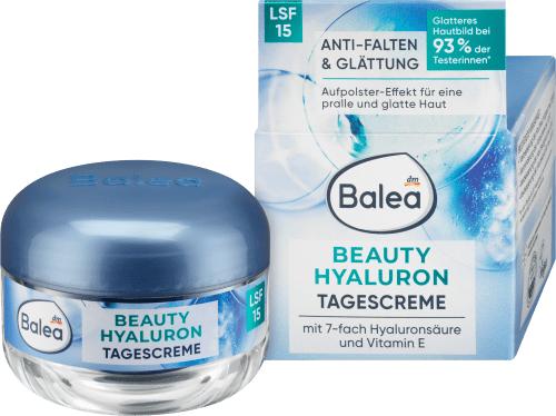 Balea Anti Falten Gesichtscreme Beauty Hyaluron LSF  15, 50 ml