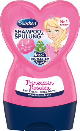 Bübchen Kinder Shampoo & Spülung 2in1 Prinzessin Rosalea, 230 ml