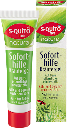 S-quitofree Insektenstichgel Soforthilfe Kids mit Kräutern, nature, 15 ml
