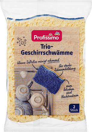 Profissimo Trio-Geschirrschwämme, 2 St