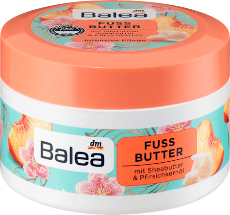 Balea Fußbutter Sheabutter & Pfirsichkernöl, 150 ml