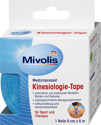 Mivolis Kinesiologie-Tape, 1 Rolle, 1 St