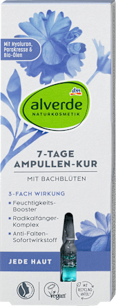 alverde NATURKOSMETIK Jede Haut 7 Tage Ampullenkur, 7 ml