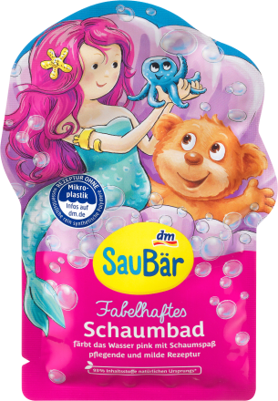 SauBär Kinder Badezusatz Fabelhaftes Schaumbad, 40 ml