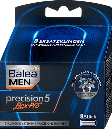 Balea MEN Rasierklingen, precision5 Flex-Pro, 8 St