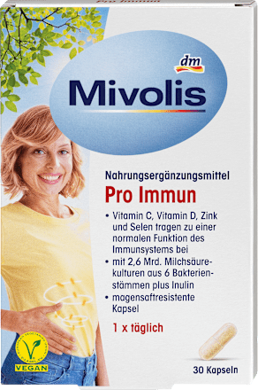 Mivolis Pro Immun Kapseln 30 St., 30 St