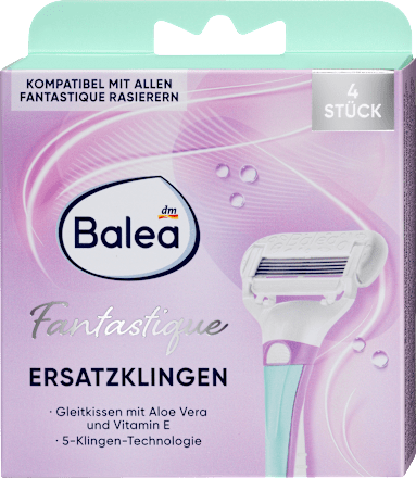 Balea Rasierklingen Fantastique, 4 St