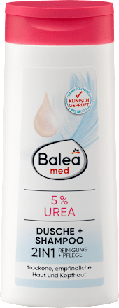 Balea MED Duschgel 5% Urea 2in1 Dusche + Shampoo, 300 ml
