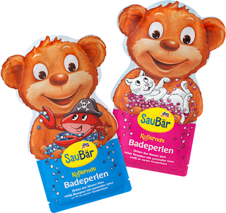 SauBär Kinder Badezusatz Kullernde Badeperlen, 0,06 kg