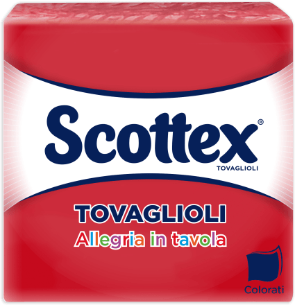 Scottex Tovaglioli 2 veli colorati Allegria in tavola assort., 33 pz  Acquisti online sempre convenienti
