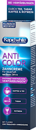 Rapid white Zahnpasta Anti Color, 75 ml