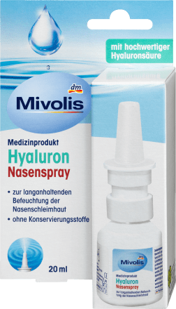 Mivolis Hyaluron Nasenspray, 20 ml