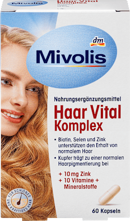 Mivolis Haar Vital Komplex, Kapseln 60 St., 26 g