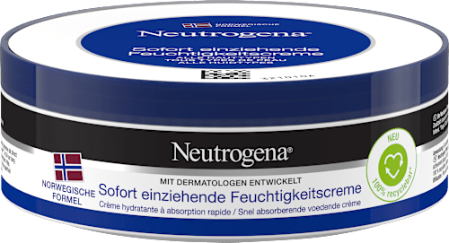 Neutrogena Pflegecreme sofort einziehende Feuchtigkeitscreme, 200 ml