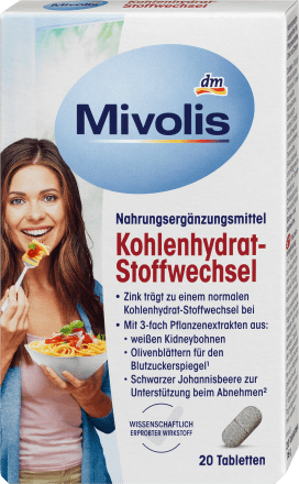 Mivolis Kohlenhydrat-Stoffwechsel, 20 St., 16 g