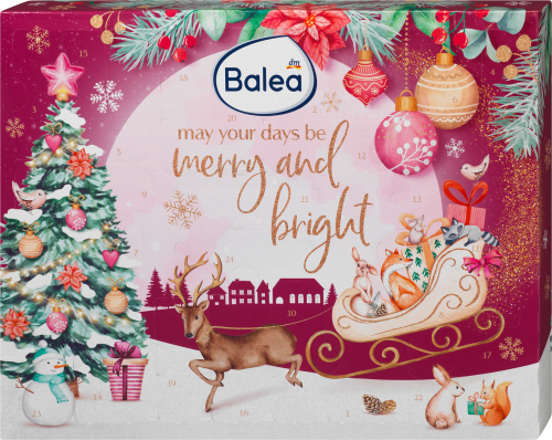 Balea Adventskalender 2023 may your days merry and bright, 1 St