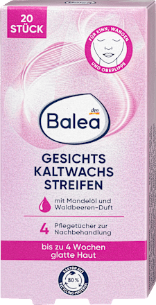 Balea Kaltwachsstreifen Gesicht, 20 St