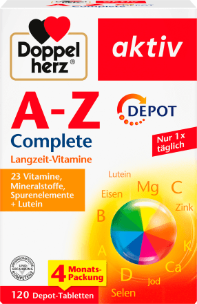 Doppelherz A-Z Depot Tabletten 120 St, 178,8 g