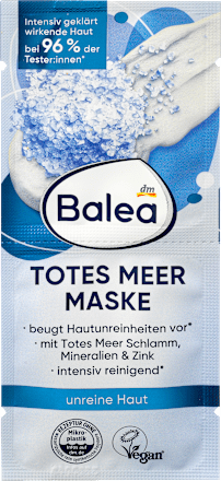 Balea Gesichtsmaske Totes Meer (2x8 ml), 16 ml