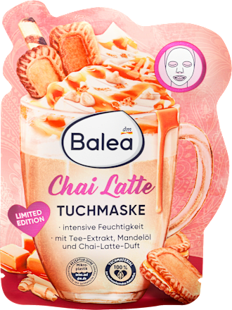 Balea Tuchmaske Chai Latte, 1 St