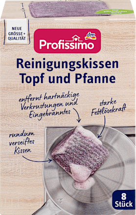 Profissimo Reinigungskissen Topf und Pfanne, 8 St