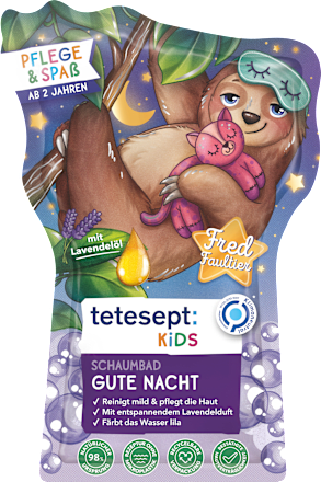 teteseptSchaumbad Gute Nacht Fred Faultier, 40 ml