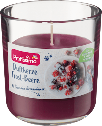 Profissimo Duftkerze im Glas Frost Beere, 1 St