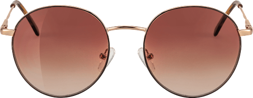 Sonnenbrille Erwachsene mit Metallbügeln und getönten Scheiben, 1 St
