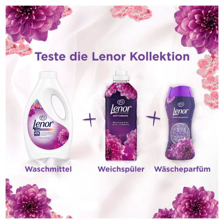 Lenor Waschmittel Flüssig Amethyst Blütentraum, 100 Wl dauerhaft ...